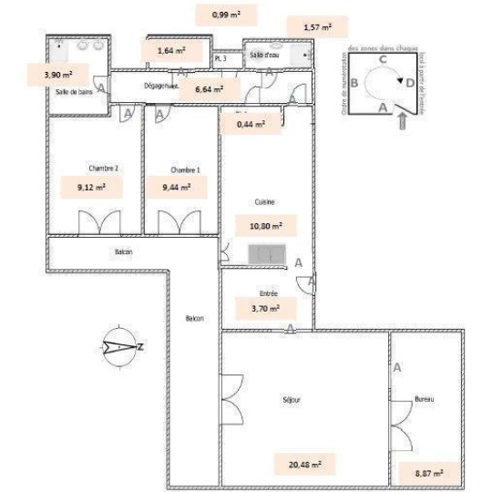  Annonces VILLEJUIF : Appartement | COURBEVOIE (92400) | 77 m2 | 400 000 &euro; 