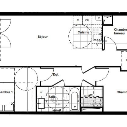  Annonces VILLEJUIF : Appartement | MONTREUIL (93100) | 65 m2 | 345 000 &euro; 