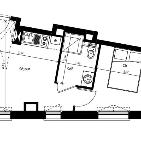  Annonces VILLEJUIF : Appartement | PARIS (75020) | 27 m2 | 330 000 &euro; 