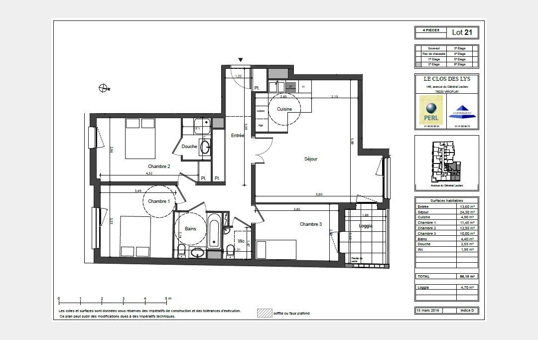 Annonces VILLEJUIF : Appartement | VIROFLAY (78220) | 90 m2 | 432 000 &euro; 