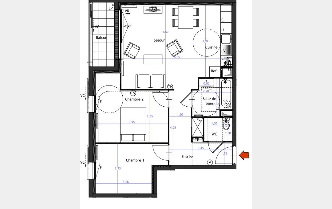 Annonces VILLEJUIF : Appartement | VITRY-SUR-SEINE (94400) | 62 m2 | 346 000 &euro; 