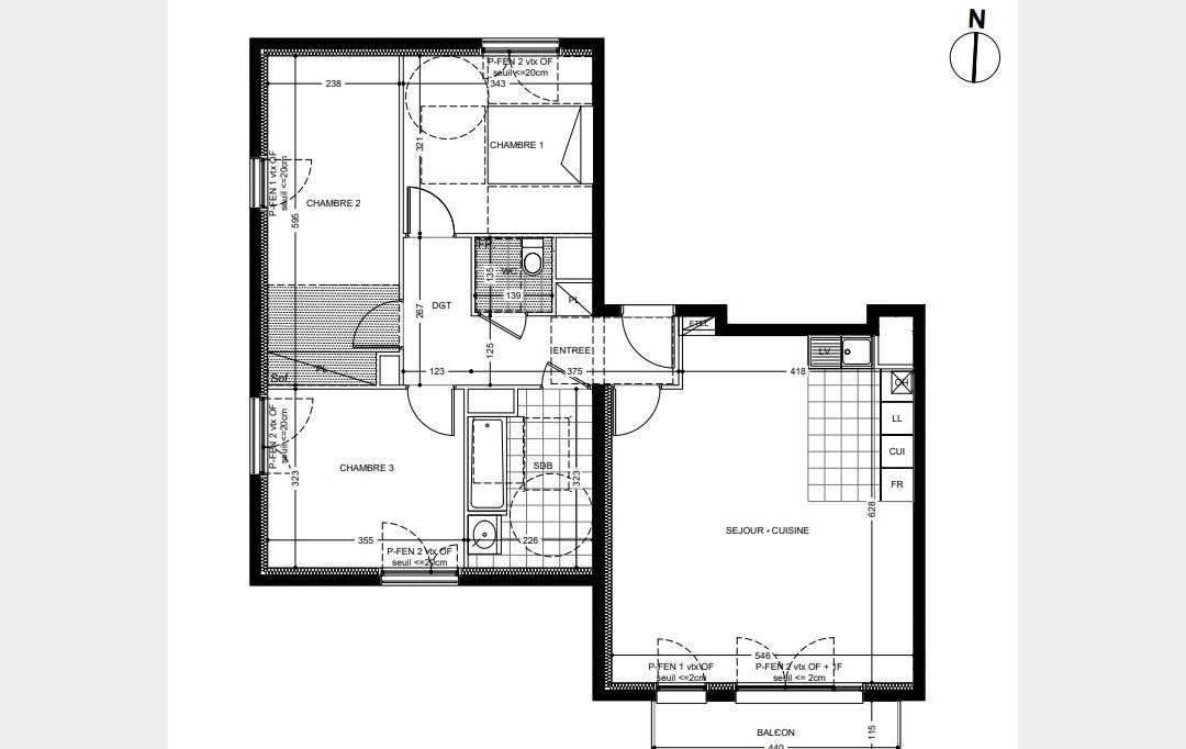 Annonces VILLEJUIF : Apartment | ROSNY-SOUS-BOIS (93110) | 86 m2 | 369 000 &euro; 