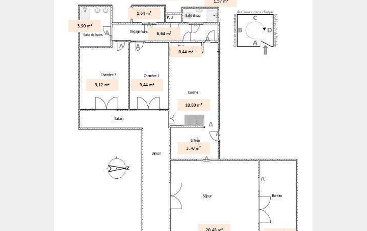 Annonces VILLEJUIF : Appartement | COURBEVOIE (92400) | 77 m2 | 400 000 &euro; 